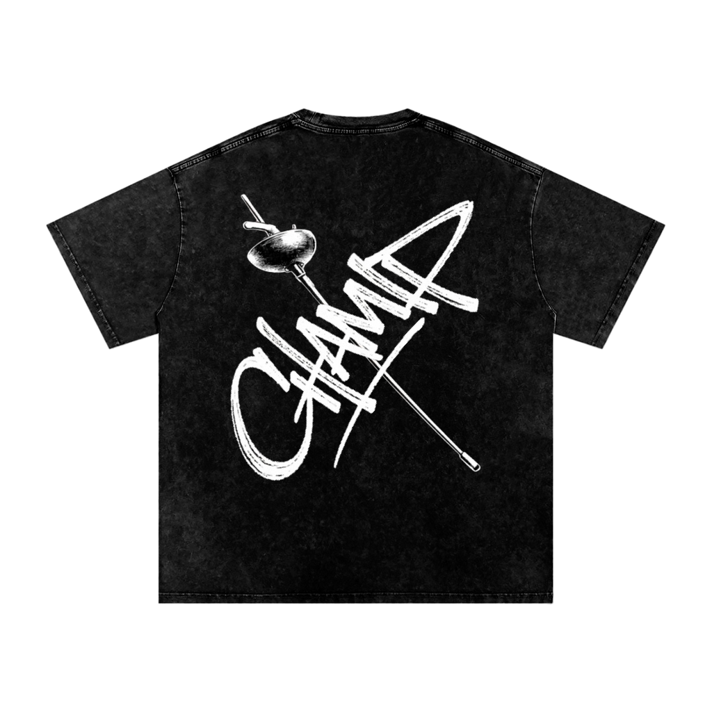 Champ signature Mask T-Shirt(Ghost)