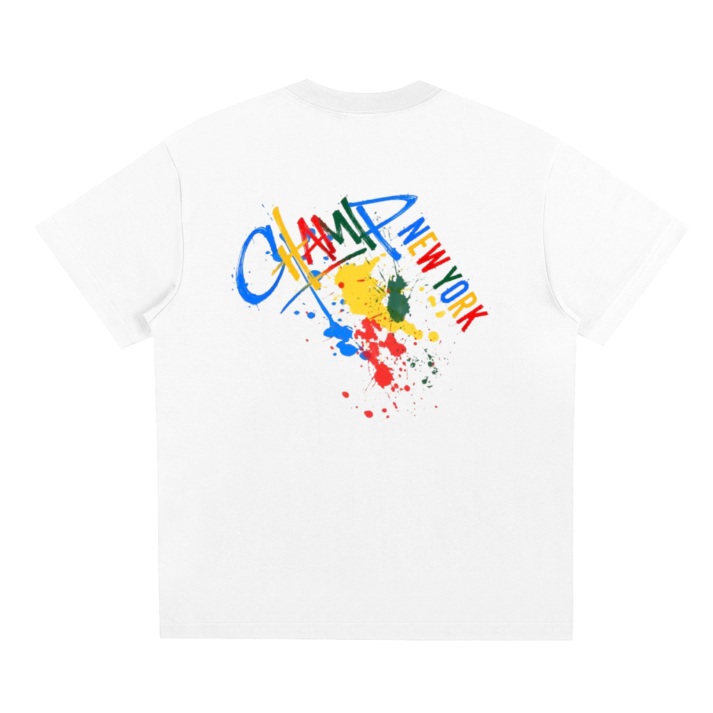 Champ Paint splatter T-Shirt(New York )