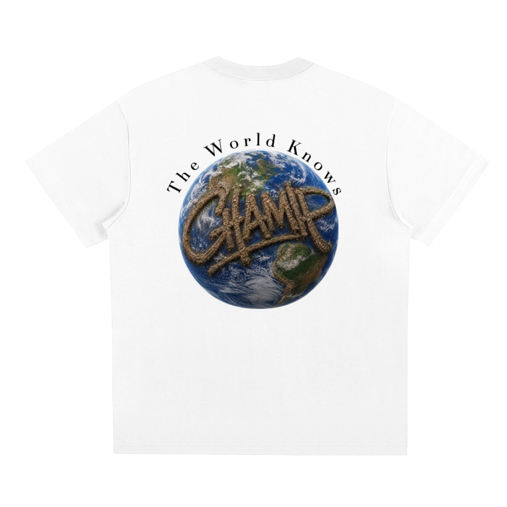 Champ Earth T-Shirt(White)