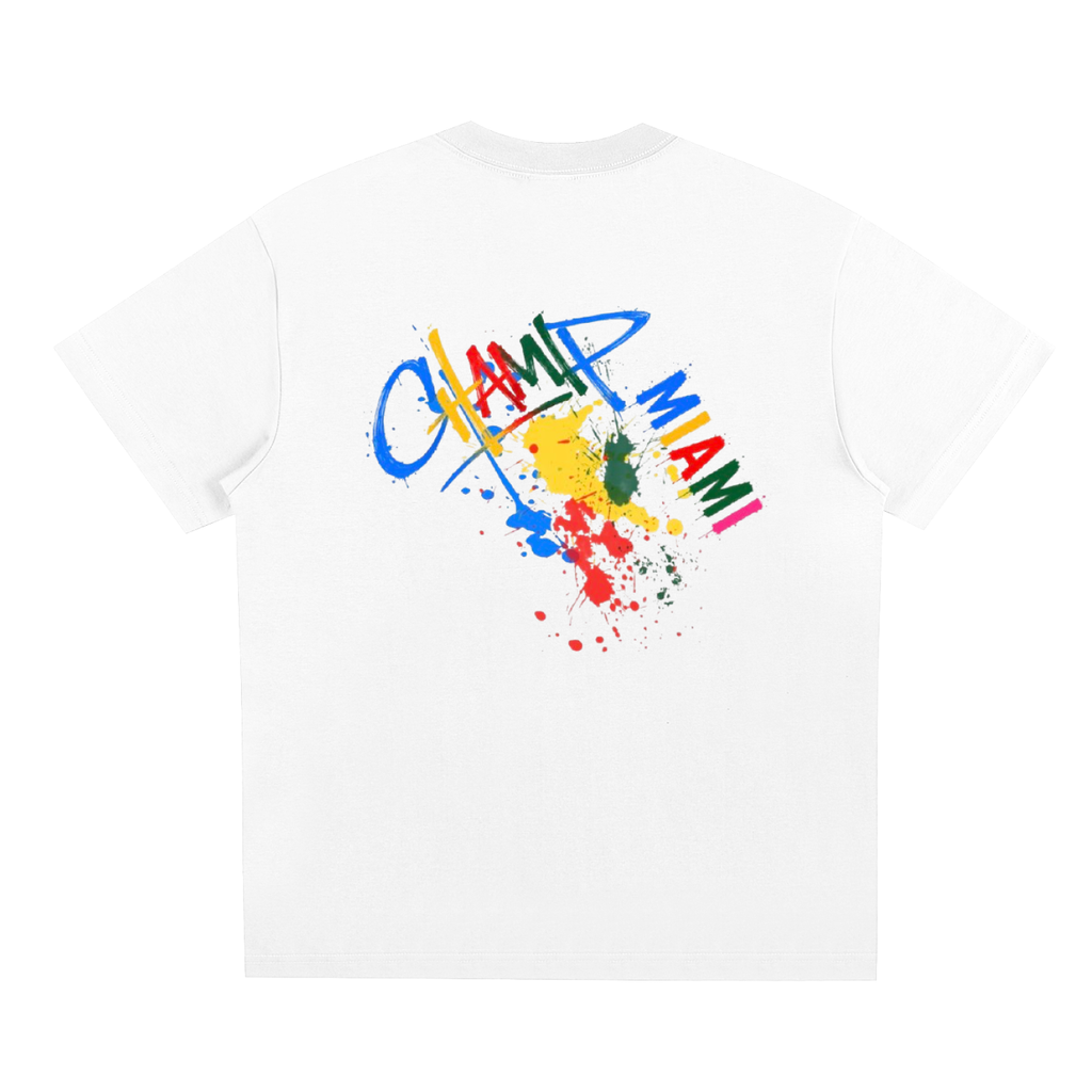 Champ Paint splatter T-Shirt(Miami)