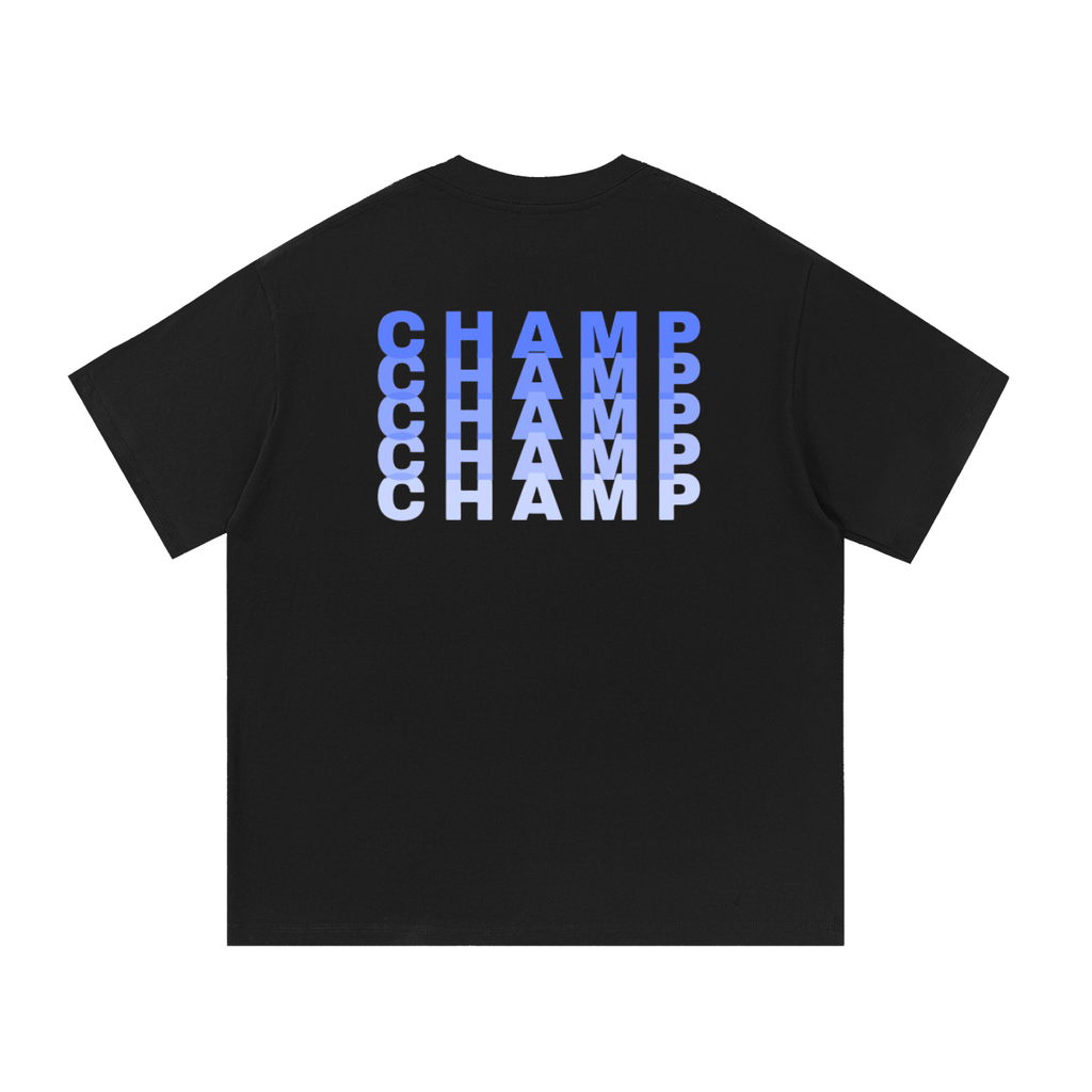 Champ Blue horizon Cotton T-Shirt