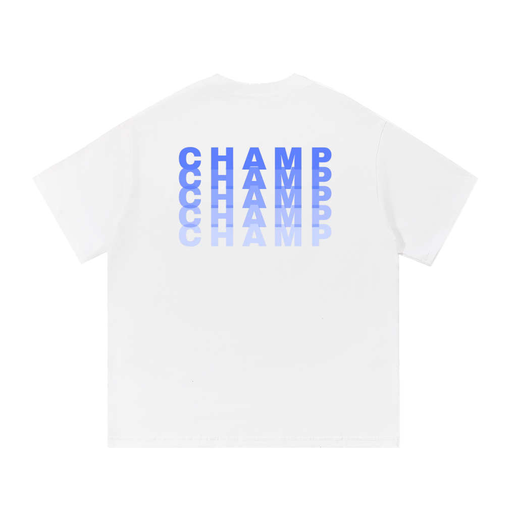 Champ Blue horizon Cotton T-Shirt