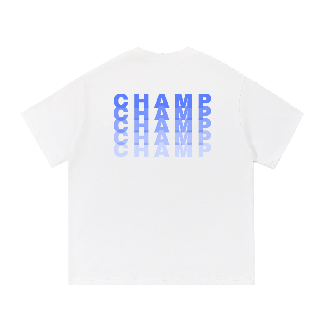 Champ Blue horizon Cotton T-Shirt