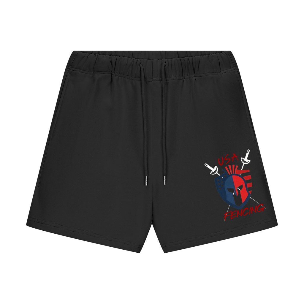 USA Fencing Black Heavyweight Shorts( USA edition)