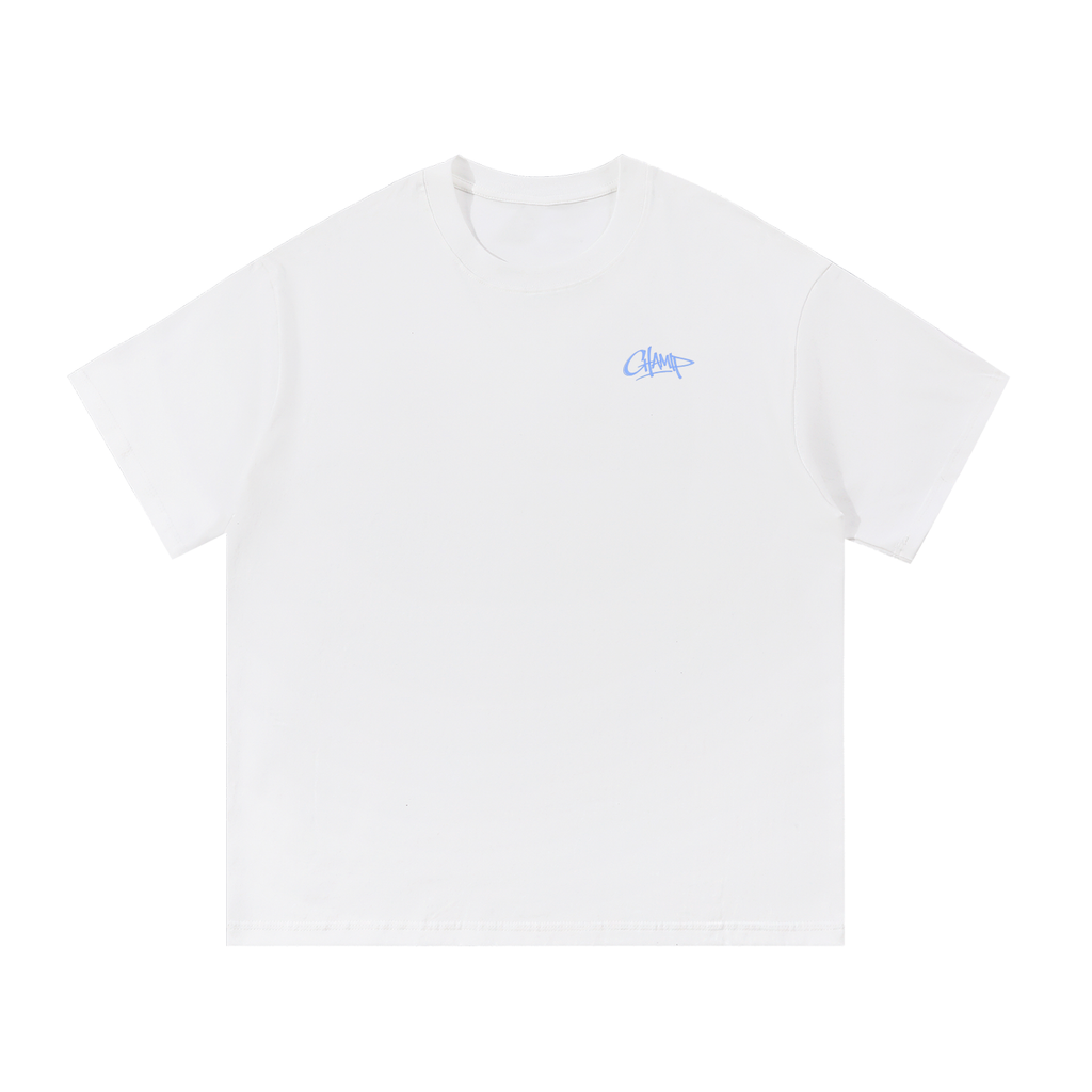 Champ Blue horizon Cotton T-Shirt