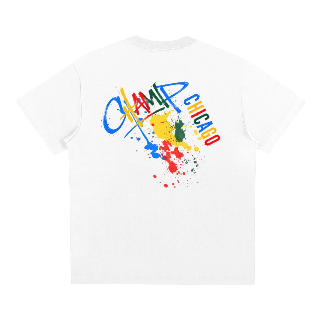 Champ Paint splatter T-Shirt(Chicago)