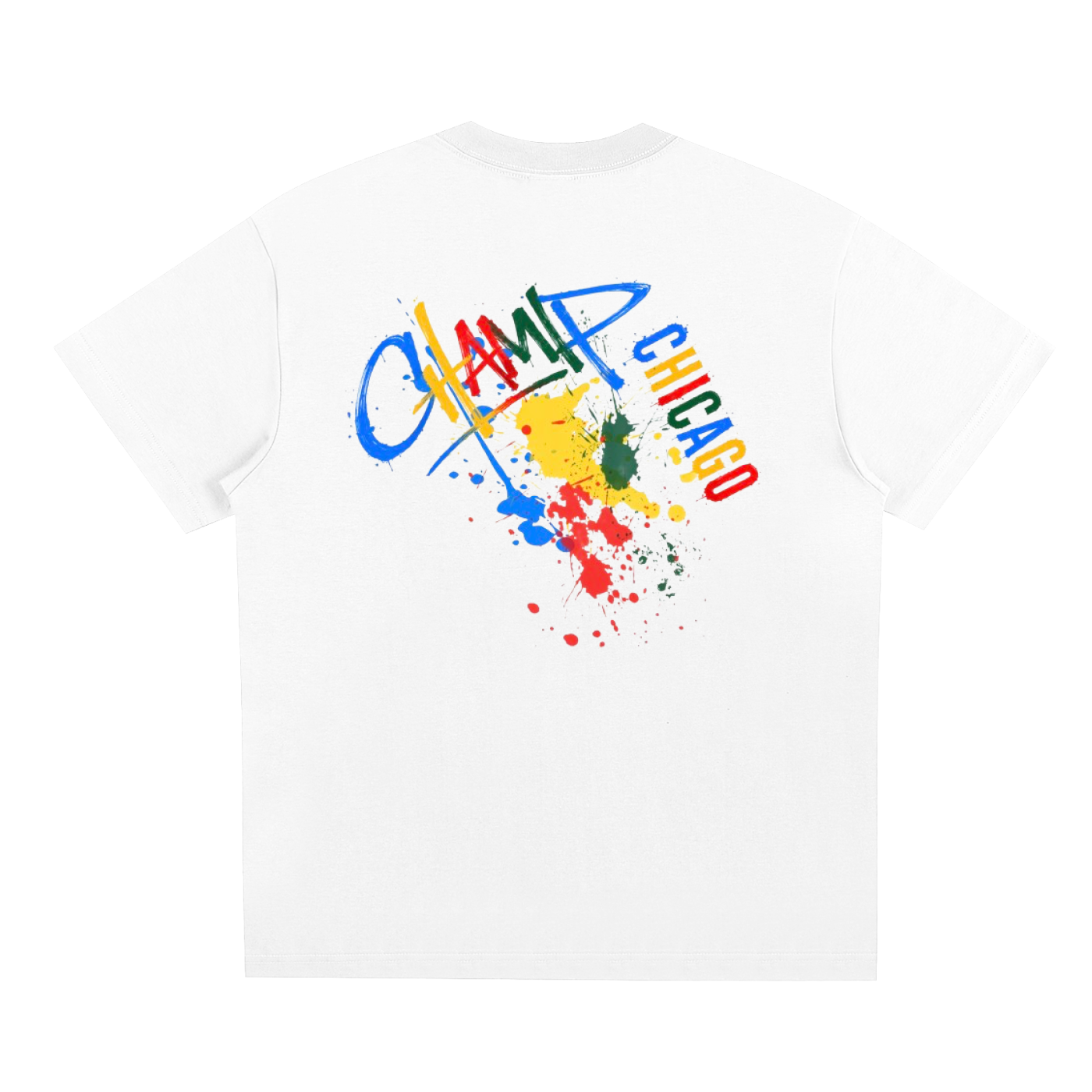 Champ Paint splatter T-Shirt(Chicago)